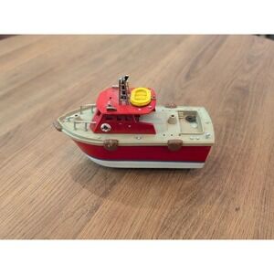 Vintage IDEAL Motorific Boats "Mighty Blaze" Fire Boat Battery Operated Bailer